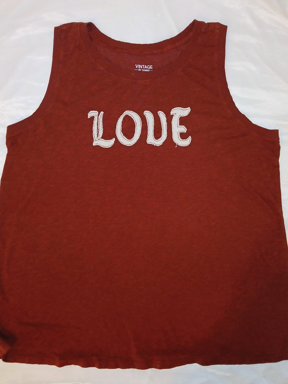 torrid Rust Red 'LOVE' Graphic Tank